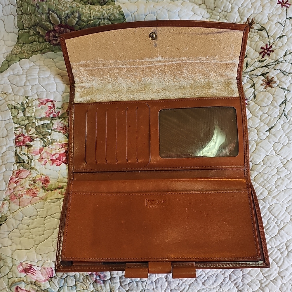 Vintage Dooney & Bourke AWL French Blue Wallet - Picture 9 of 13